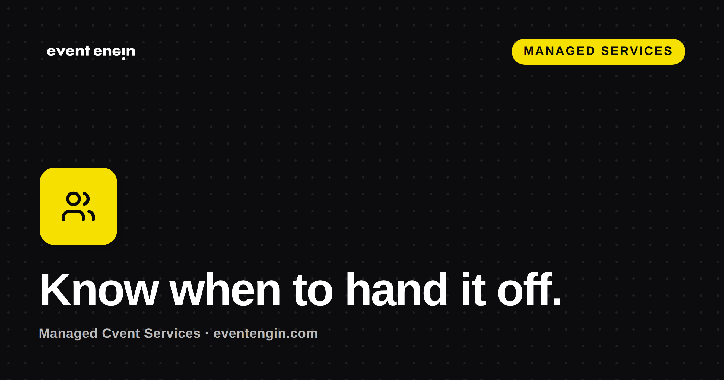 7 signs your team needs managed Cvent services